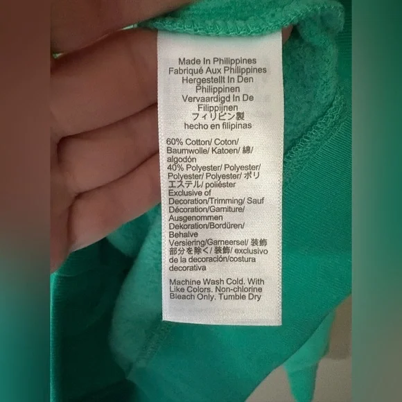 J. Crew Vibrant Green Crew Neck Sweater - Picture 6 of 7